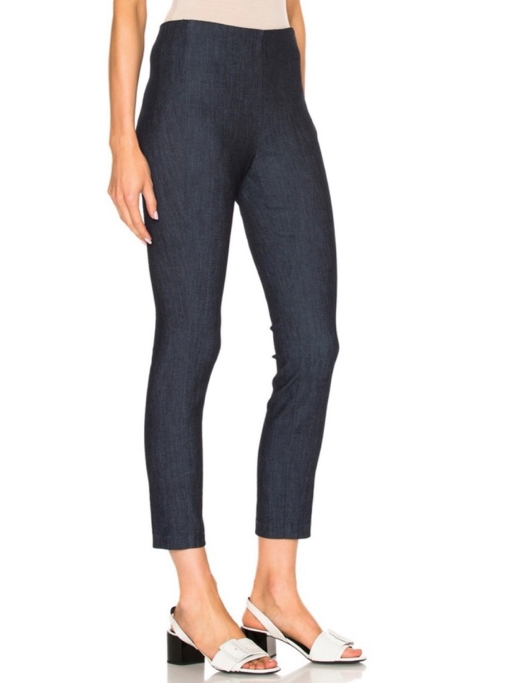 Rag & Bone Simone Denim Stretch Pull-On Ankle Pants Indigo Size 8